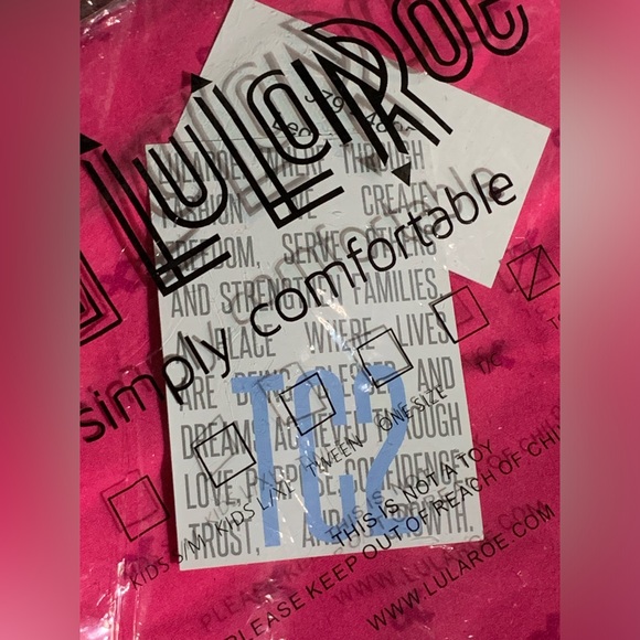 Lularoe TC2 Pink Breast Cancer Ribbon Leggings - Picture 5 of 5